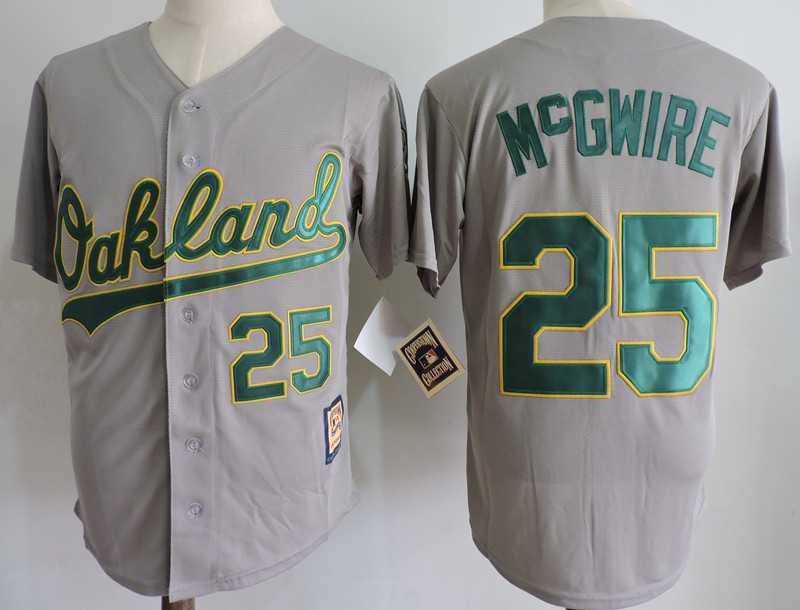 Oakland Athletics #25 Mark McGwire Gray Cooperstown Collection Jersey Dzhi,We sell and wholesale Oakland Athletics #25 Mark McGwire Gray Cooperstown Collection Jersey Dzhi on line form chian!