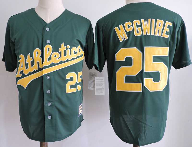 Oakland Athletics #25 Mark McGwire Green Cooperstown Collection Jersey Dzhi,We sell and wholesale Oakland Athletics #25 Mark McGwire Green Cooperstown Collection Jersey Dzhi on line form chian!