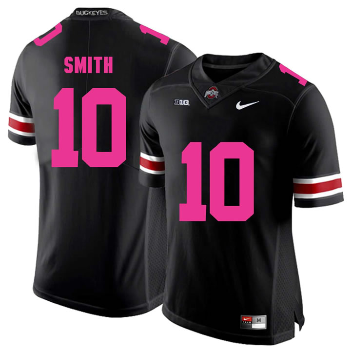 Ohio State Buckeyes 10 Troy Smith Black 2018 Breast Cancer Awareness College Football Jersey DingZhi,We sell and wholesale Ohio State Buckeyes 10 Troy Smith Black 2018 Breast Cancer Awareness College Football Jersey DingZhi on line form chian!