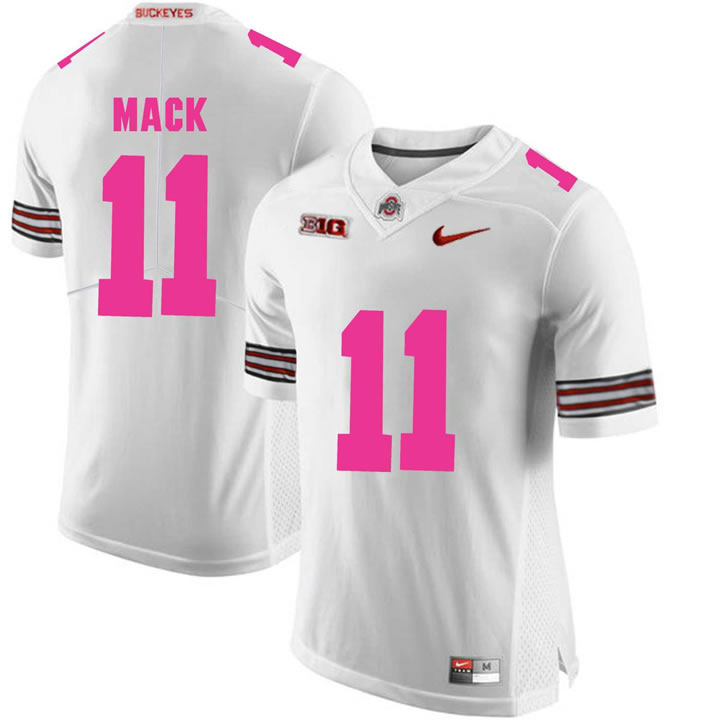 Ohio State Buckeyes 11 Austin Mack White 2018 Breast Cancer Awareness College Football Jersey DingZhi,We sell and wholesale Ohio State Buckeyes 11 Austin Mack White 2018 Breast Cancer Awareness College Football Jersey DingZhi on line form chian!