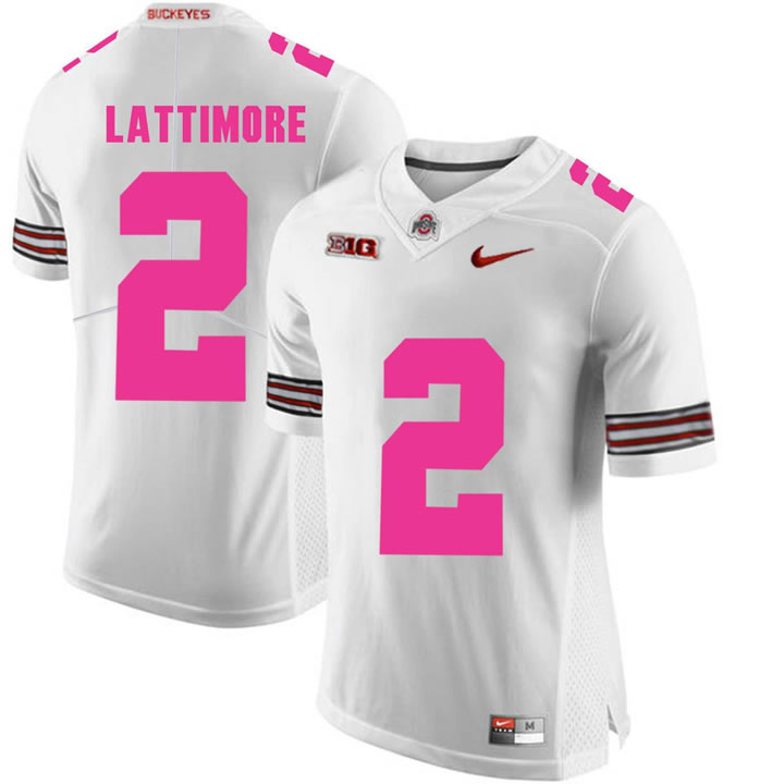 Ohio State Buckeyes 2 Overview Lattimore White 2018 Breast Cancer Awareness College Football Jersey DingZhi,We sell and wholesale Ohio State Buckeyes 2 Overview Lattimore White 2018 Breast Cancer Awareness College Football Jersey DingZhi on line form chian!