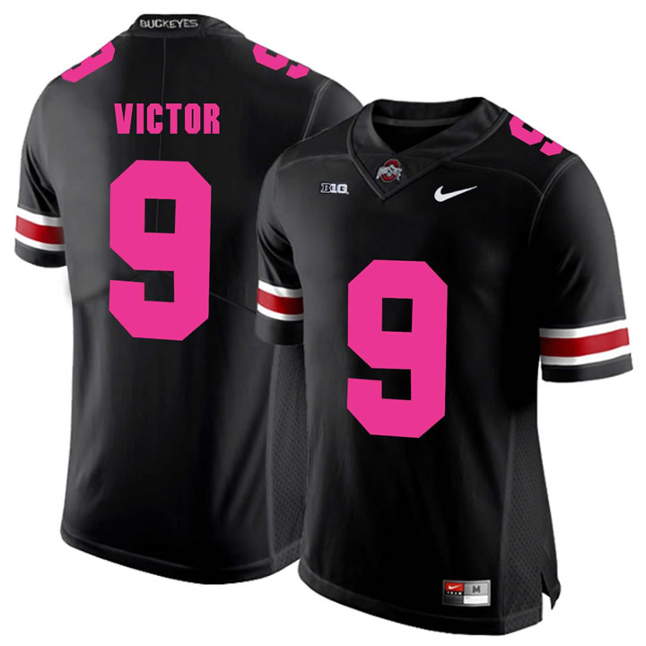 Ohio State Buckeyes 9 Binjimen Victor Black 2018 Breast Cancer Awareness College Football Jersey DingZhi,We sell and wholesale Ohio State Buckeyes 9 Binjimen Victor Black 2018 Breast Cancer Awareness College Football Jersey DingZhi on line form chian!