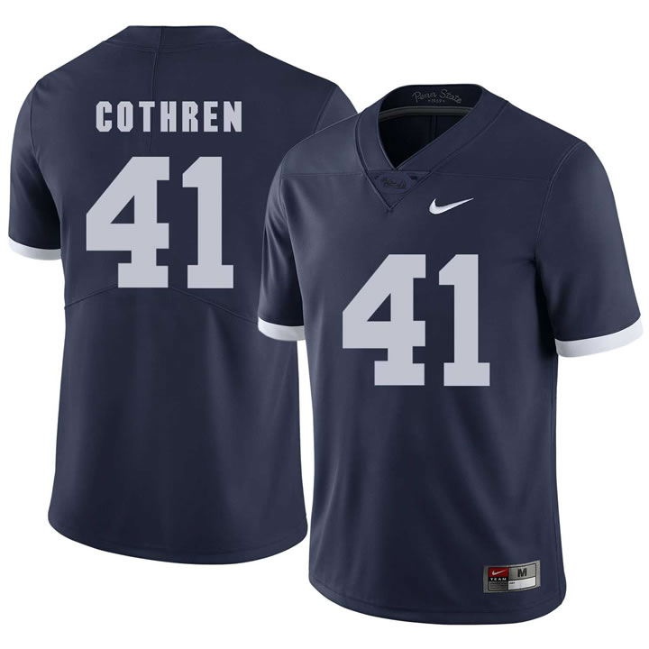 Penn State Nittany Lions 41 Parker Cothren Navy College Football Jersey DingZhi,We sell and wholesale Penn State Nittany Lions 41 Parker Cothren Navy College Football Jersey DingZhi on line form chian!