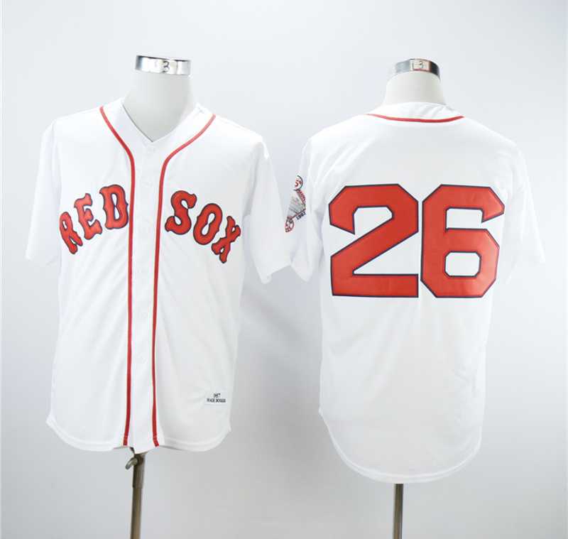 Red Sox 26 Wade Boggs White Cool Base Baseball Jerseys,We sell and wholesale Red Sox 26 Wade Boggs White Cool Base Baseball Jerseys on line form chian!