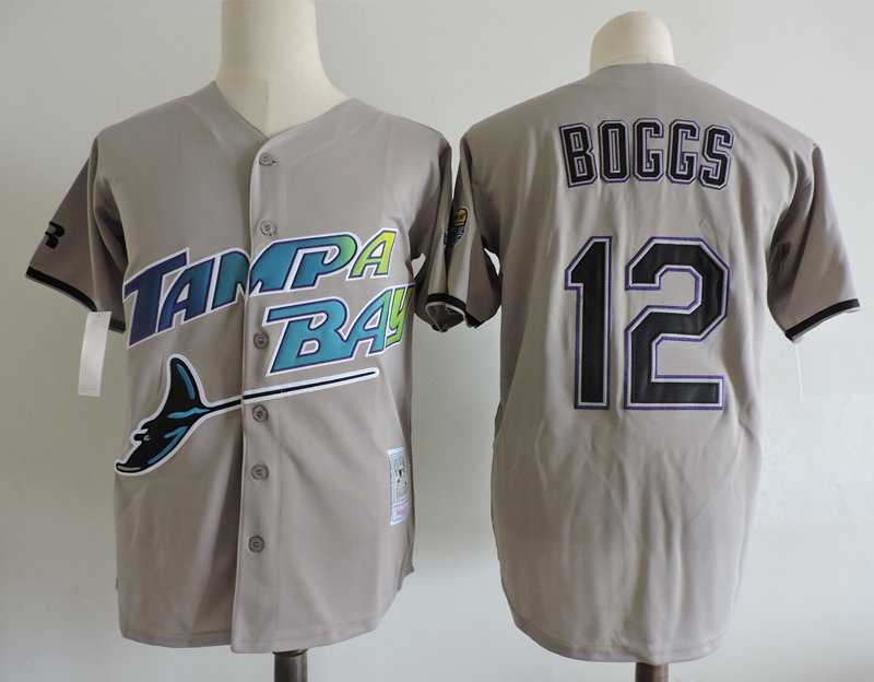 Tampa Bay Rays #12 Wade Boggs Gray Cooperstown Collection 1993 World Series Jersey Dzhi,We sell and wholesale Tampa Bay Rays #12 Wade Boggs Gray Cooperstown Collection 1993 World Series Jersey Dzhi on line form chian!