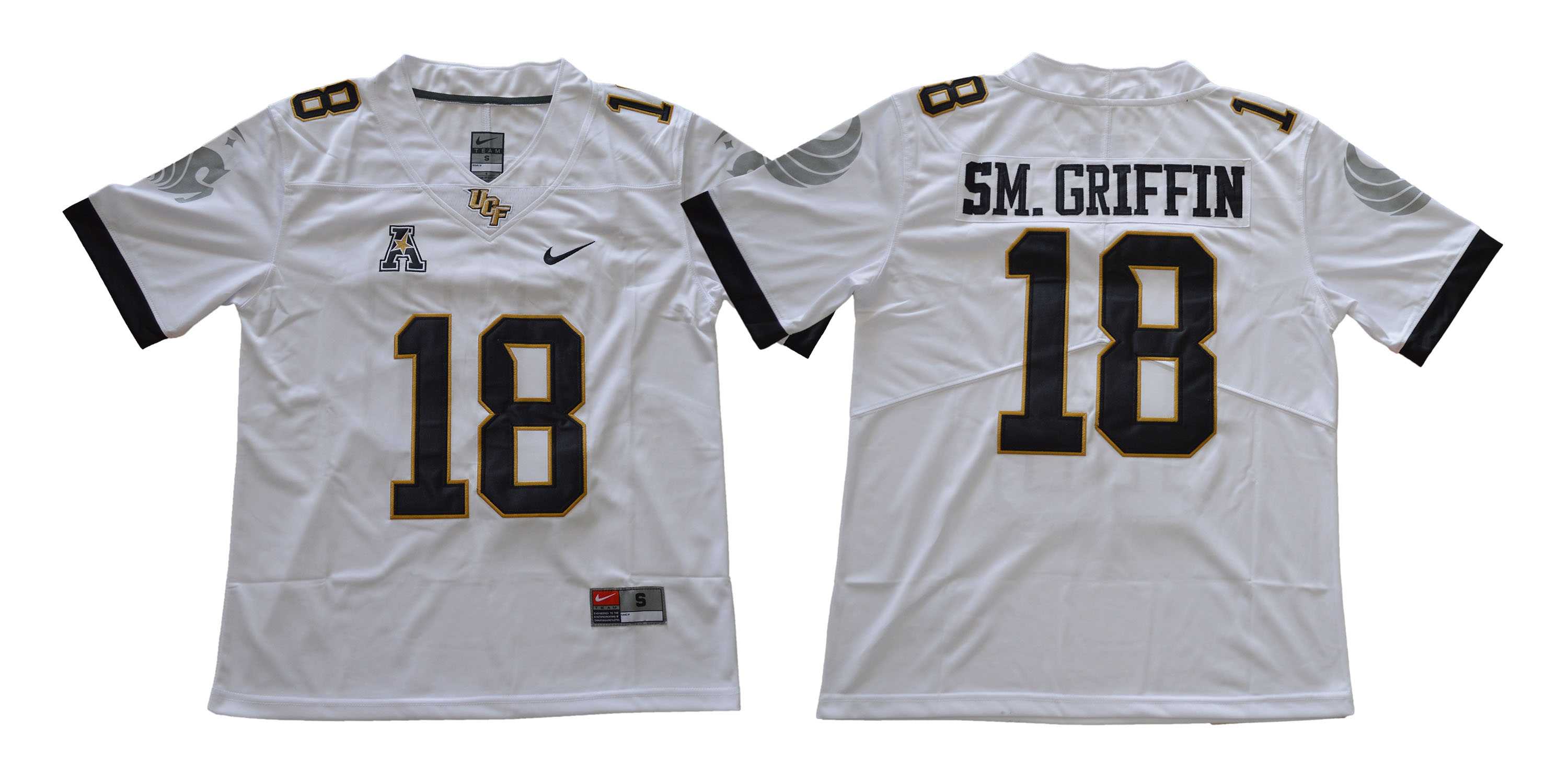 UCF Knights 18 Shaquem Griffin White College Football Jersey,We sell and wholesale UCF Knights 18 Shaquem Griffin White College Football Jersey on line form chian!