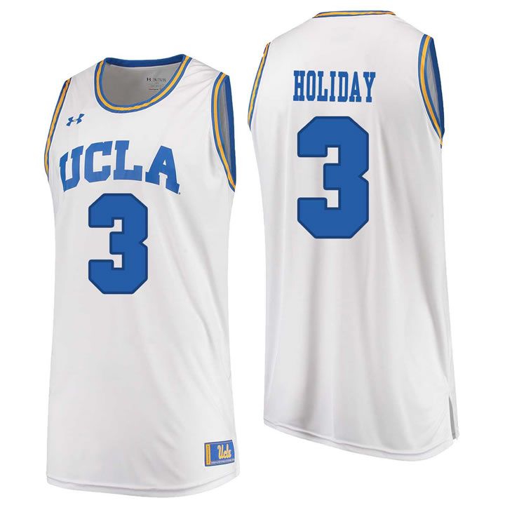 UCLA Bruins 3 Aaron Holiday White College Basketball Jersey Dzhi,We sell and wholesale UCLA Bruins 3 Aaron Holiday White College Basketball Jersey Dzhi on line form chian!