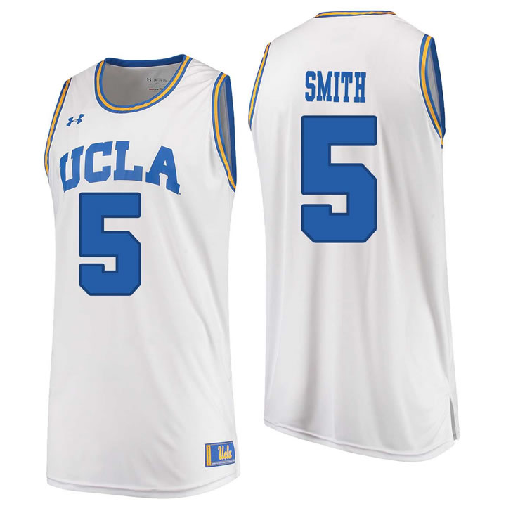 UCLA Bruins 5 Chris Smith White College Basketball Jersey Dzhi,We sell and wholesale UCLA Bruins 5 Chris Smith White College Basketball Jersey Dzhi on line form chian!