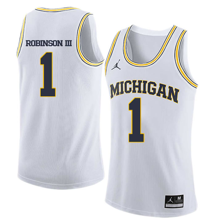 University of Michigan 1 Glenn Robinson III White College Basketball Jersey Dzhi,We sell and wholesale University of Michigan 1 Glenn Robinson III White College Basketball Jersey Dzhi on line form chian!