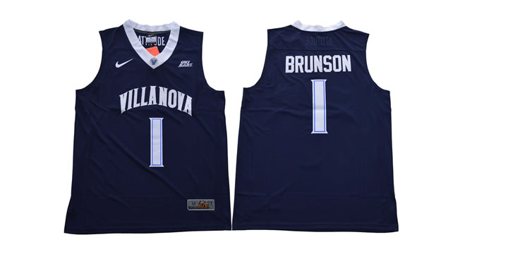 Villanova Wildcats 1 Jalen Brunson Navy College Basketball Stitched NBA Jersey,We sell and wholesale Villanova Wildcats 1 Jalen Brunson Navy College Basketball Stitched NBA Jersey on line form chian!