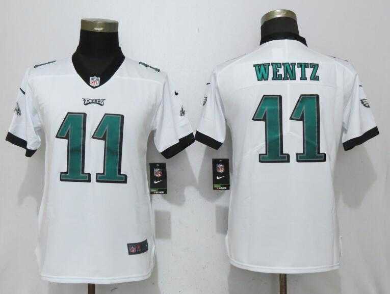 Women Nike Eagles 11 Carson Wentz White Vapor Untouchable Limited Jersey,We sell and wholesale Women Nike Eagles 11 Carson Wentz White Vapor Untouchable Limited Jersey on line form chian!