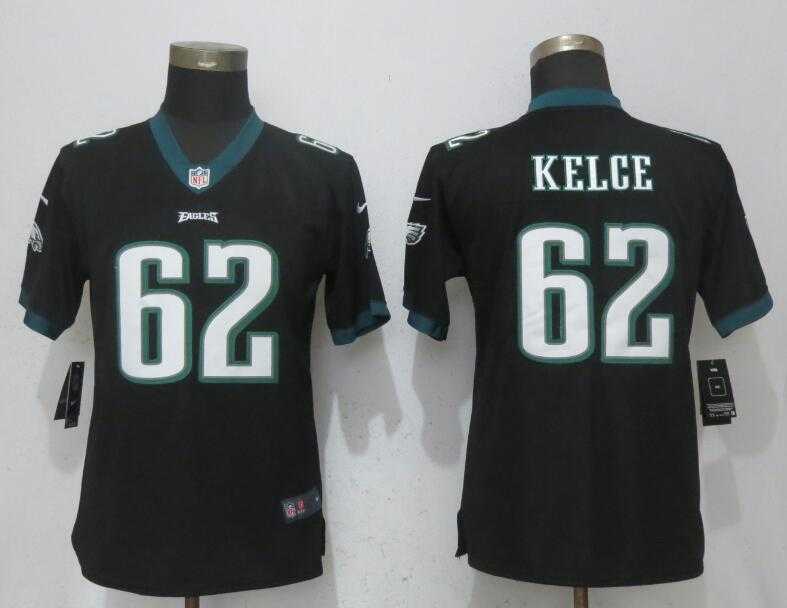 Women Nike Eagles 62 Jason Kelce Black Vapor Untouchable Player Limited Jersey,We sell and wholesale Women Nike Eagles 62 Jason Kelce Black Vapor Untouchable Player Limited Jersey on line form chian!