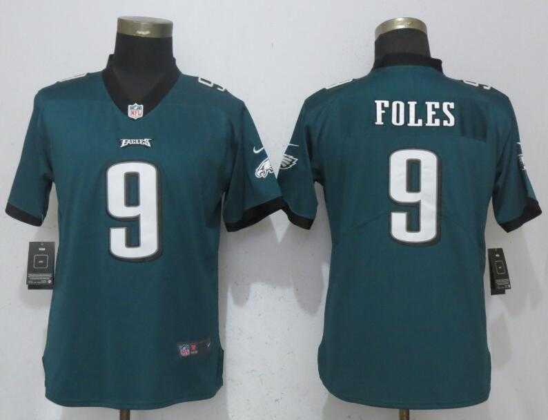 Women Nike Eagles 9 Nick Foles Green Vapor Untouchable Player Limited Jersey,We sell and wholesale Women Nike Eagles 9 Nick Foles Green Vapor Untouchable Player Limited Jersey on line form chian!