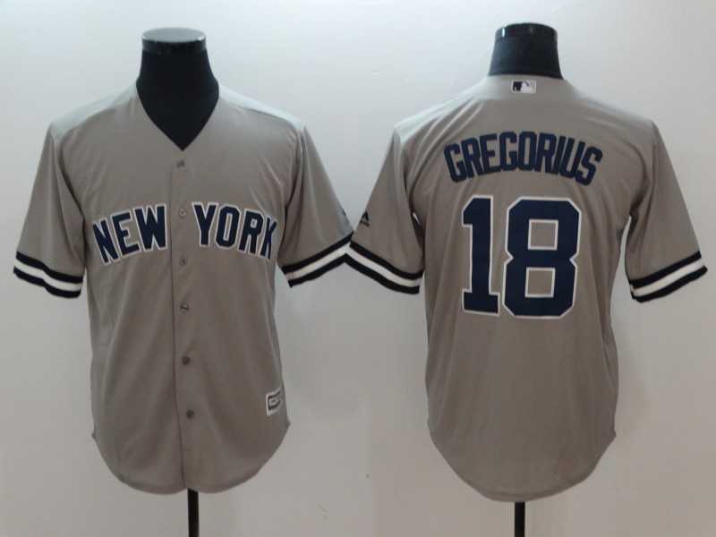 Yankees 18 Didi Gregorius Gray Cool Base Baseball Jerseys,We sell and wholesale Yankees 18 Didi Gregorius Gray Cool Base Baseball Jerseys on line form chian!