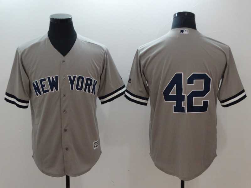 Yankees 42 Mariano Rivera Gray Cool Base Baseball Jerseys,We sell and wholesale Yankees 42 Mariano Rivera Gray Cool Base Baseball Jerseys on line form chian!