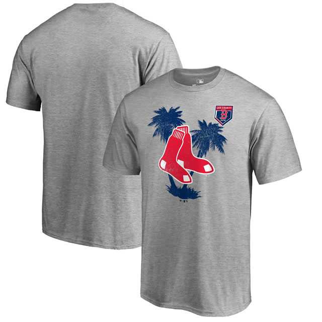 Boston Red Sox Fanatics Branded 2018 MLB Spring Training Vintage T Shirt Heather Gray,We sell and wholesale Boston Red Sox Fanatics Branded 2018 MLB Spring Training Vintage T Shirt Heather Gray on line form chian!