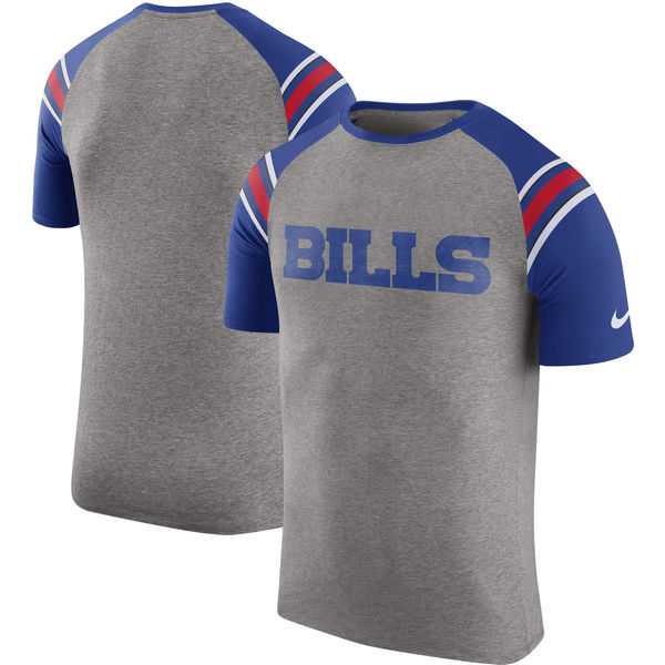 Buffalo Bills Nike Enzyme Shoulder Stripe Raglan T-Shirt - Heathered Gray,We sell and wholesale Buffalo Bills Nike Enzyme Shoulder Stripe Raglan T-Shirt - Heathered Gray on line form chian!