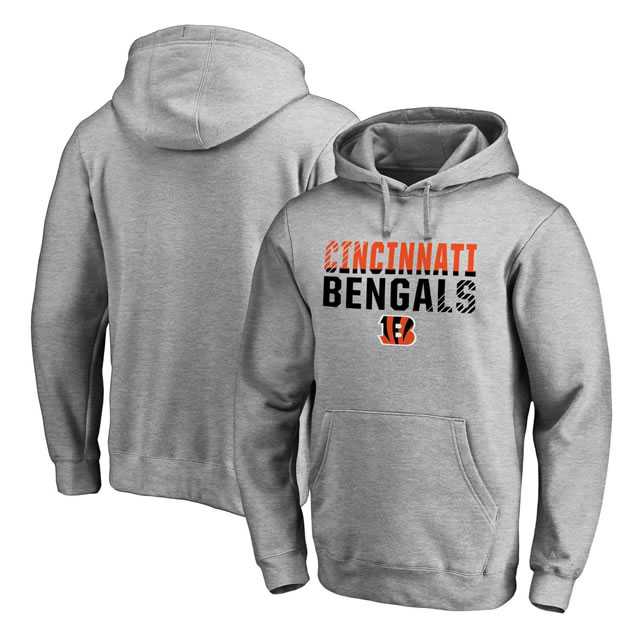 Cincinnati Bengals NFL Pro Line by Fanatics Branded Ash Iconic Collection Fade Out Pullover Hoodie 90Hou,We sell and wholesale Cincinnati Bengals NFL Pro Line by Fanatics Branded Ash Iconic Collection Fade Out Pullover Hoodie 90Hou on line form chian!