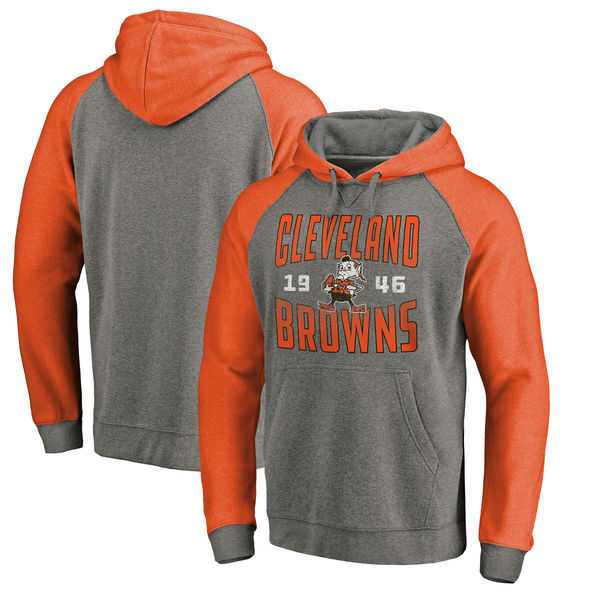 Cleveland Browns NFL Pro Line by Fanatics Branded Timeless Collection Antique Stack Tri-Blend Raglan Pullover Hoodie Ash,We sell and wholesale Cleveland Browns NFL Pro Line by Fanatics Branded Timeless Collection Antique Stack Tri-Blend Raglan Pullover Hoodie Ash on line form chian!