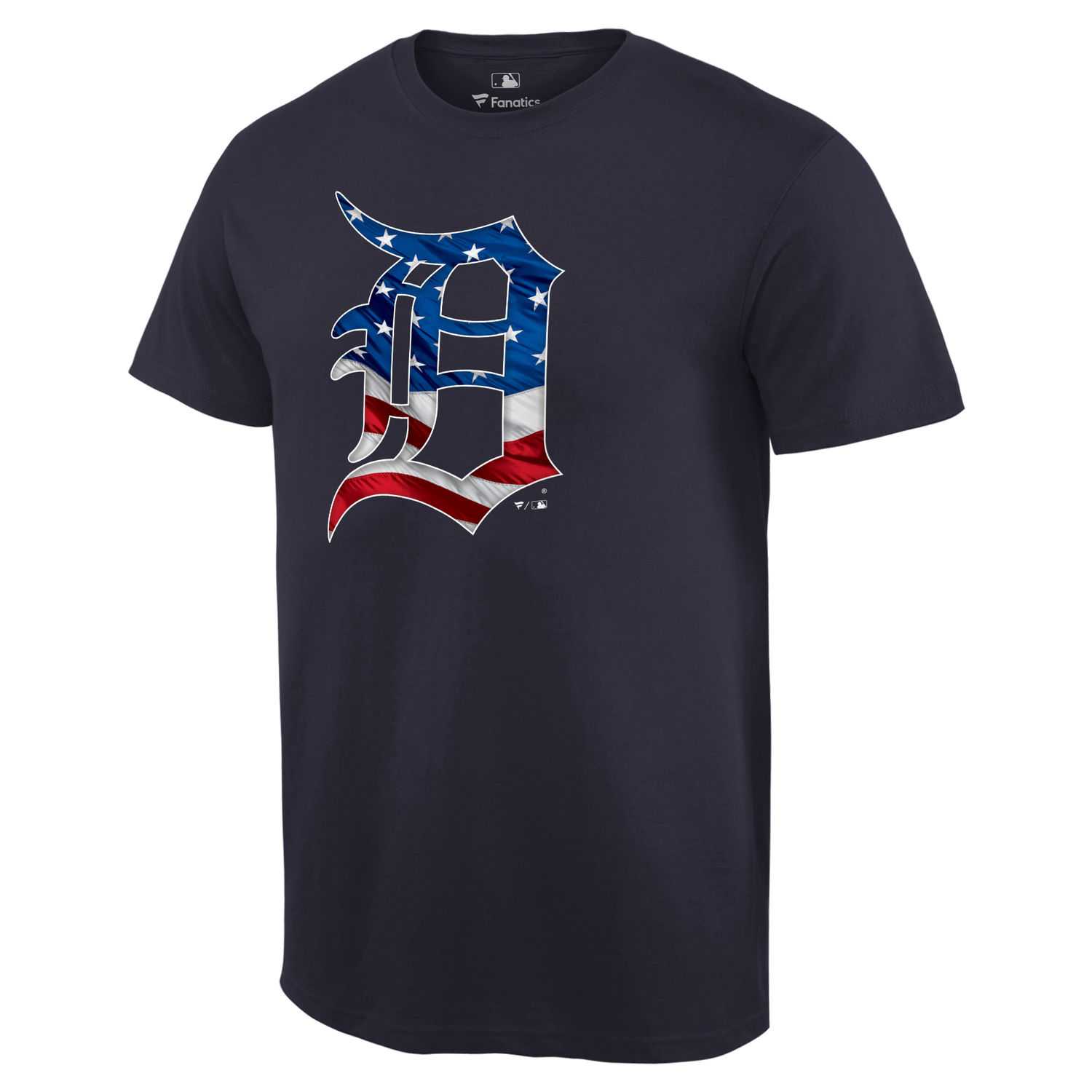 Detroit Tigers Navy Banner Wave T Shirt,We sell and wholesale Detroit Tigers Navy Banner Wave T Shirt on line form chian!