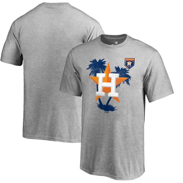 Houston Astros Fanatics Branded 2018 Spring Training Vintage Team Specific T Shirt Heather Gray,We sell and wholesale Houston Astros Fanatics Branded 2018 Spring Training Vintage Team Specific T Shirt Heather Gray on line form chian!