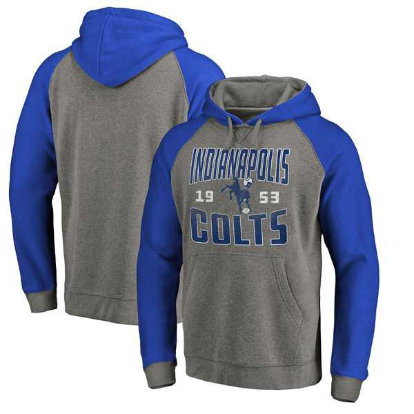 Indianapolis Colts NFL Pro Line by Fanatics Branded Timeless Collection Antique Stack Tri-Blend Raglan Pullover Hoodie Ash,We sell and wholesale Indianapolis Colts NFL Pro Line by Fanatics Branded Timeless Collection Antique Stack Tri-Blend Raglan Pullover Hoodie Ash on line form chian!