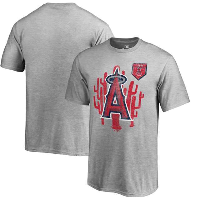 Los Angeles Angels Fanatics Branded 2018 Spring Training Vintage Team Specific T Shirt Heather Gray,We sell and wholesale Los Angeles Angels Fanatics Branded 2018 Spring Training Vintage Team Specific T Shirt Heather Gray on line form chian!