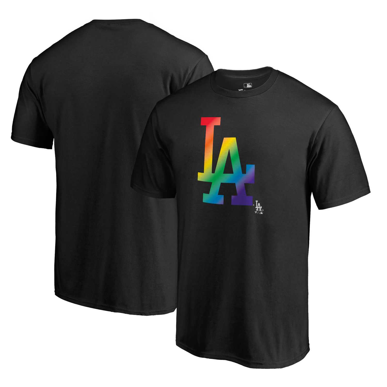 Los Angeles Dodgers Fanatics Branded Pride Black T Shirt,We sell and wholesale Los Angeles Dodgers Fanatics Branded Pride Black T Shirt on line form chian!