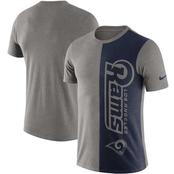 Los Angeles Rams Nike Coin Flip Tri-Blend T-Shirt - Heathered GrayNavy,We sell and wholesale Los Angeles Rams Nike Coin Flip Tri-Blend T-Shirt - Heathered GrayNavy on line form chian!