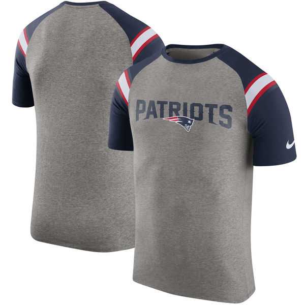 New England Patriots Nike Enzyme Shoulder Stripe Raglan T-Shirt - Heathered Gray,We sell and wholesale New England Patriots Nike Enzyme Shoulder Stripe Raglan T-Shirt - Heathered Gray on line form chian!
