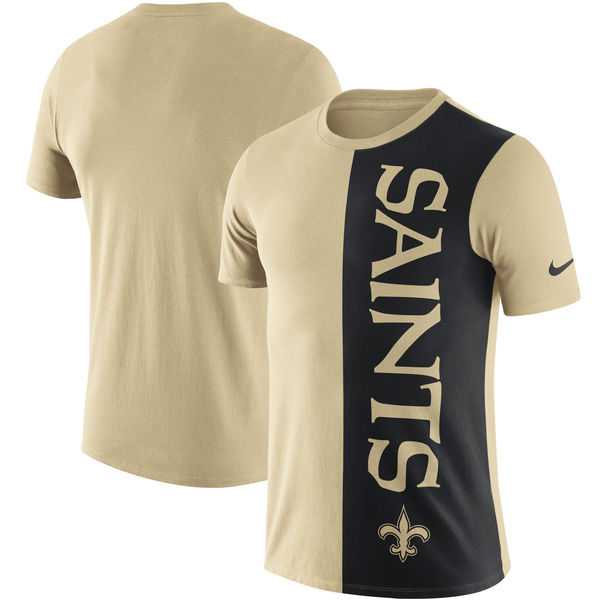 New Orleans Saints Nike Coin Flip Tri-Blend T-Shirt - GoldBlack,We sell and wholesale New Orleans Saints Nike Coin Flip Tri-Blend T-Shirt - GoldBlack on line form chian!