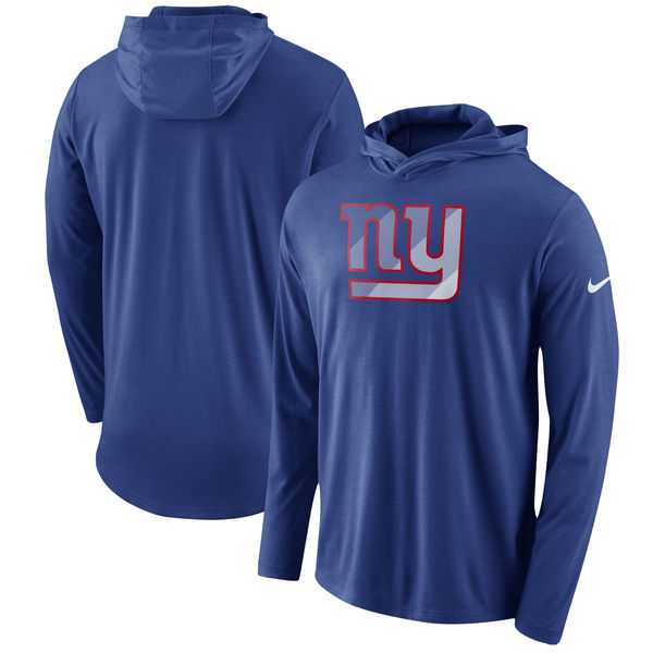 New York Giants Nike Blend Performance Hooded Long Sleeve T-Shirt Royal,We sell and wholesale New York Giants Nike Blend Performance Hooded Long Sleeve T-Shirt Royal on line form chian!