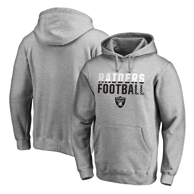 Oakland Raiders NFL Pro Line by Fanatics Branded Ash Iconic Collection Fade Out Pullover Hoodie 90Hou,We sell and wholesale Oakland Raiders NFL Pro Line by Fanatics Branded Ash Iconic Collection Fade Out Pullover Hoodie 90Hou on line form chian!