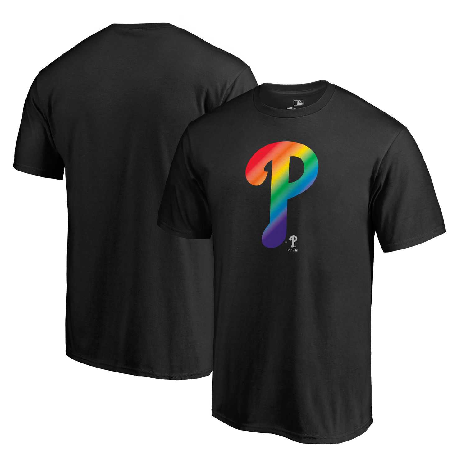 Philadelphia Phillies Fanatics Branded Pride Black T Shirt,We sell and wholesale Philadelphia Phillies Fanatics Branded Pride Black T Shirt on line form chian!