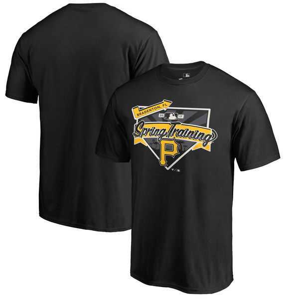Pittsburgh Pirates Fanatics Branded 2017 MLB Spring Training Team Logo Big & Tall T Shirt Black,We sell and wholesale Pittsburgh Pirates Fanatics Branded 2017 MLB Spring Training Team Logo Big & Tall T Shirt Black on line form chian!