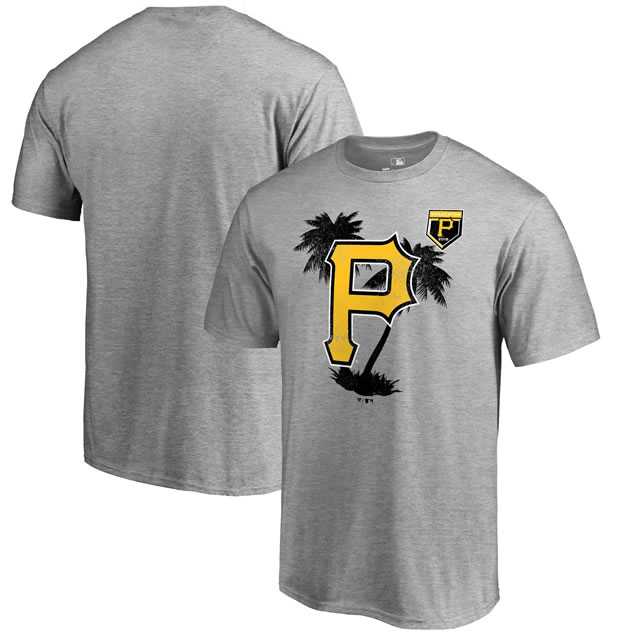 Pittsburgh Pirates Fanatics Branded 2018 MLB Spring Training Vintage T Shirt Heather Gray,We sell and wholesale Pittsburgh Pirates Fanatics Branded 2018 MLB Spring Training Vintage T Shirt Heather Gray on line form chian!