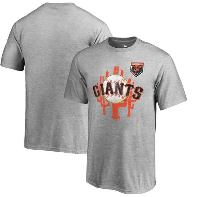 San Francisco Giants Fanatics Branded 2018 MLB Spring Training Vintage T Shirt Heather Gray,We sell and wholesale San Francisco Giants Fanatics Branded 2018 MLB Spring Training Vintage T Shirt Heather Gray on line form chian!