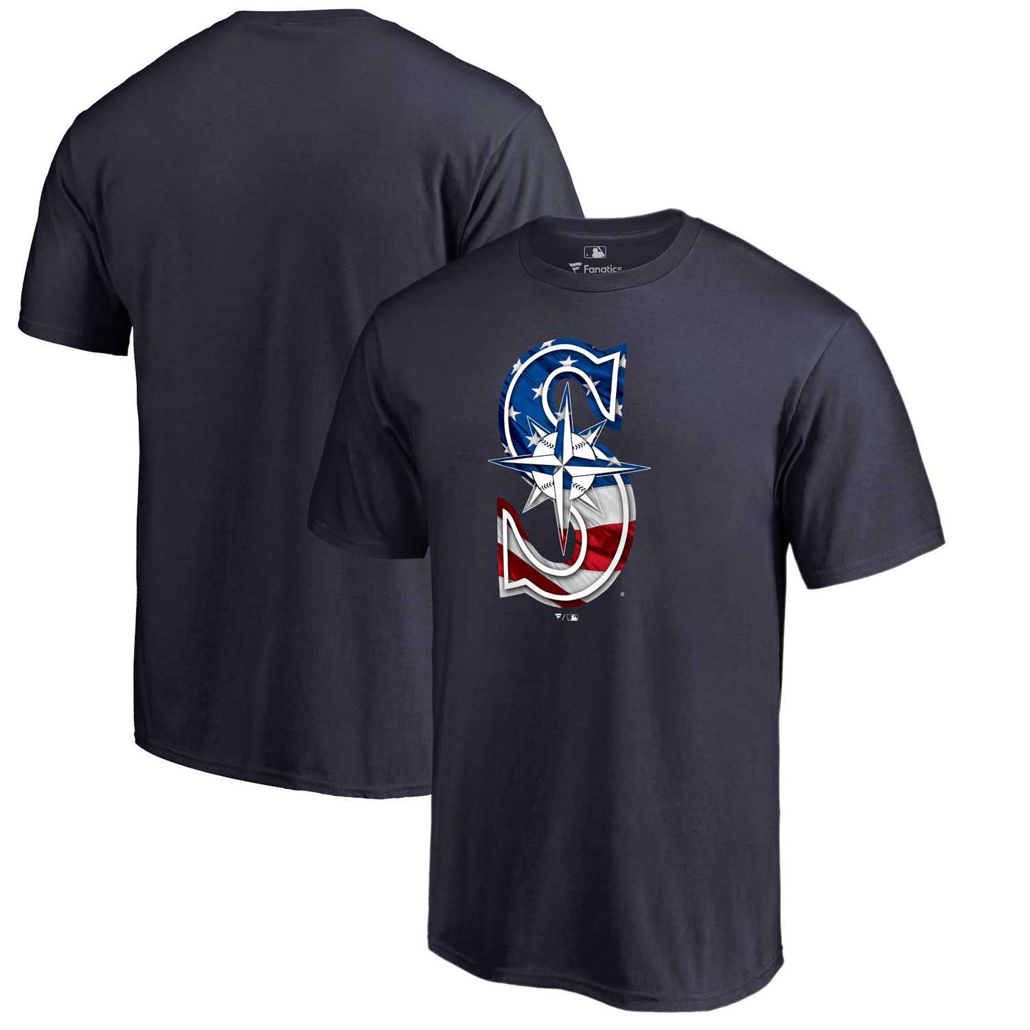 Seattle Mariners Fanatics Branded Navy Banner Wave T Shirt,We sell and wholesale Seattle Mariners Fanatics Branded Navy Banner Wave T Shirt on line form chian!