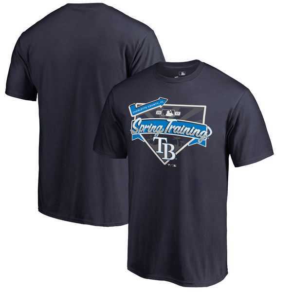 Tampa Bay Rays Fanatics Branded 2017 MLB Spring Training Logo T Shirt Navy,We sell and wholesale Tampa Bay Rays Fanatics Branded 2017 MLB Spring Training Logo T Shirt Navy on line form chian!