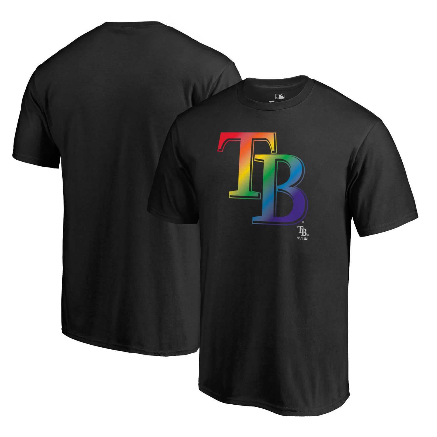 Tampa Bay Rays Fanatics Branded Pride Black T Shirt,We sell and wholesale Tampa Bay Rays Fanatics Branded Pride Black T Shirt on line form chian!