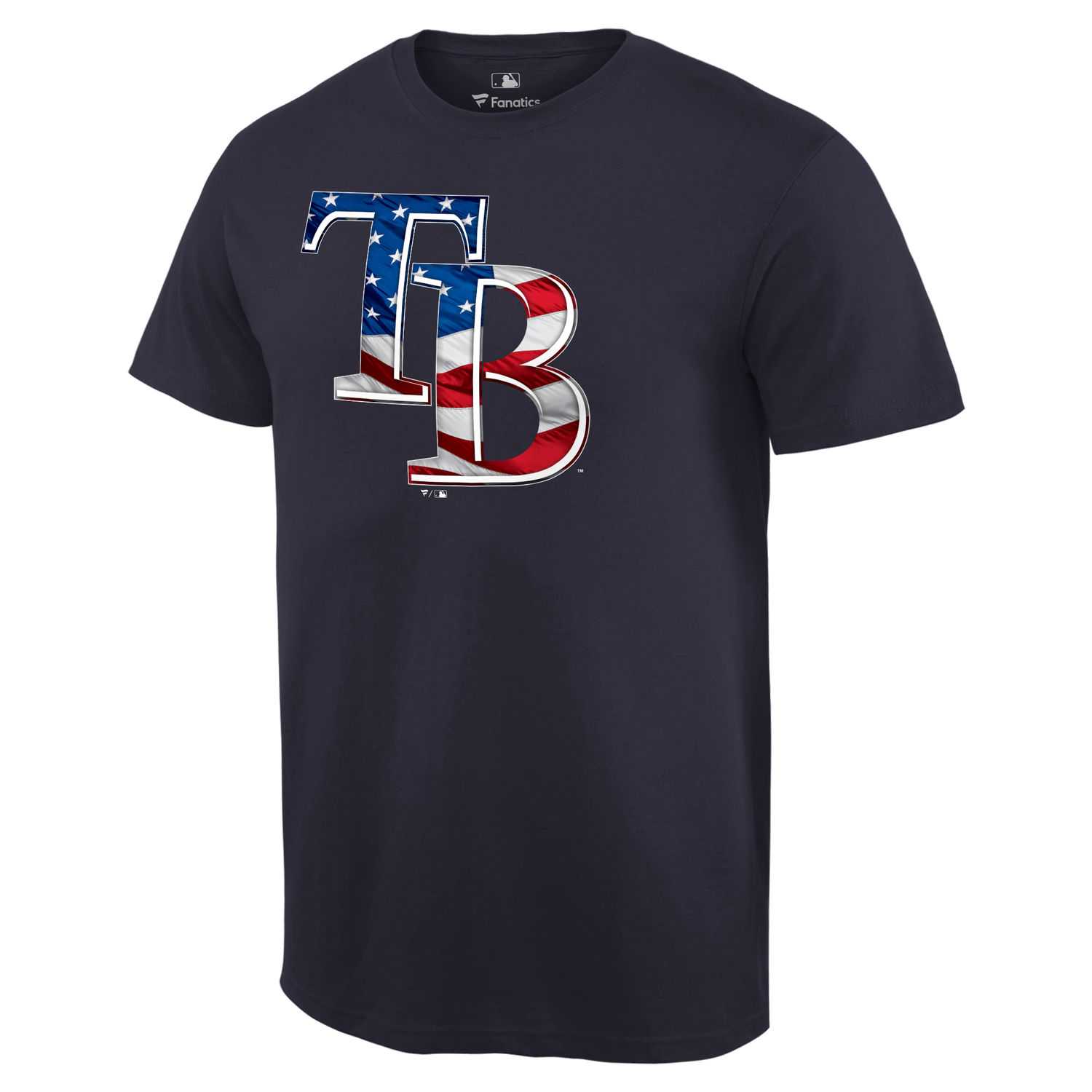 Tampa Bay Rays Navy Banner Wave T Shirt,We sell and wholesale Tampa Bay Rays Navy Banner Wave T Shirt on line form chian!