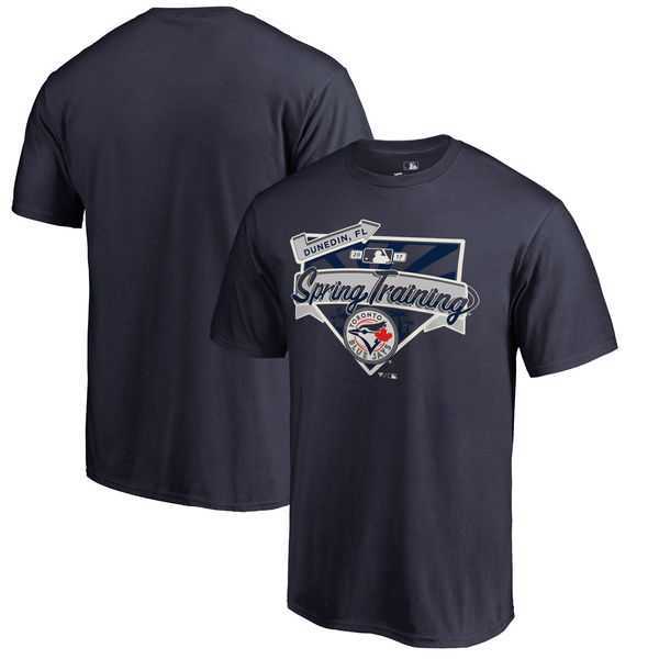 Toronto Blue Jays Fanatics Branded 2017 MLB Spring Training Logo T Shirt Navy,We sell and wholesale Toronto Blue Jays Fanatics Branded 2017 MLB Spring Training Logo T Shirt Navy on line form chian!