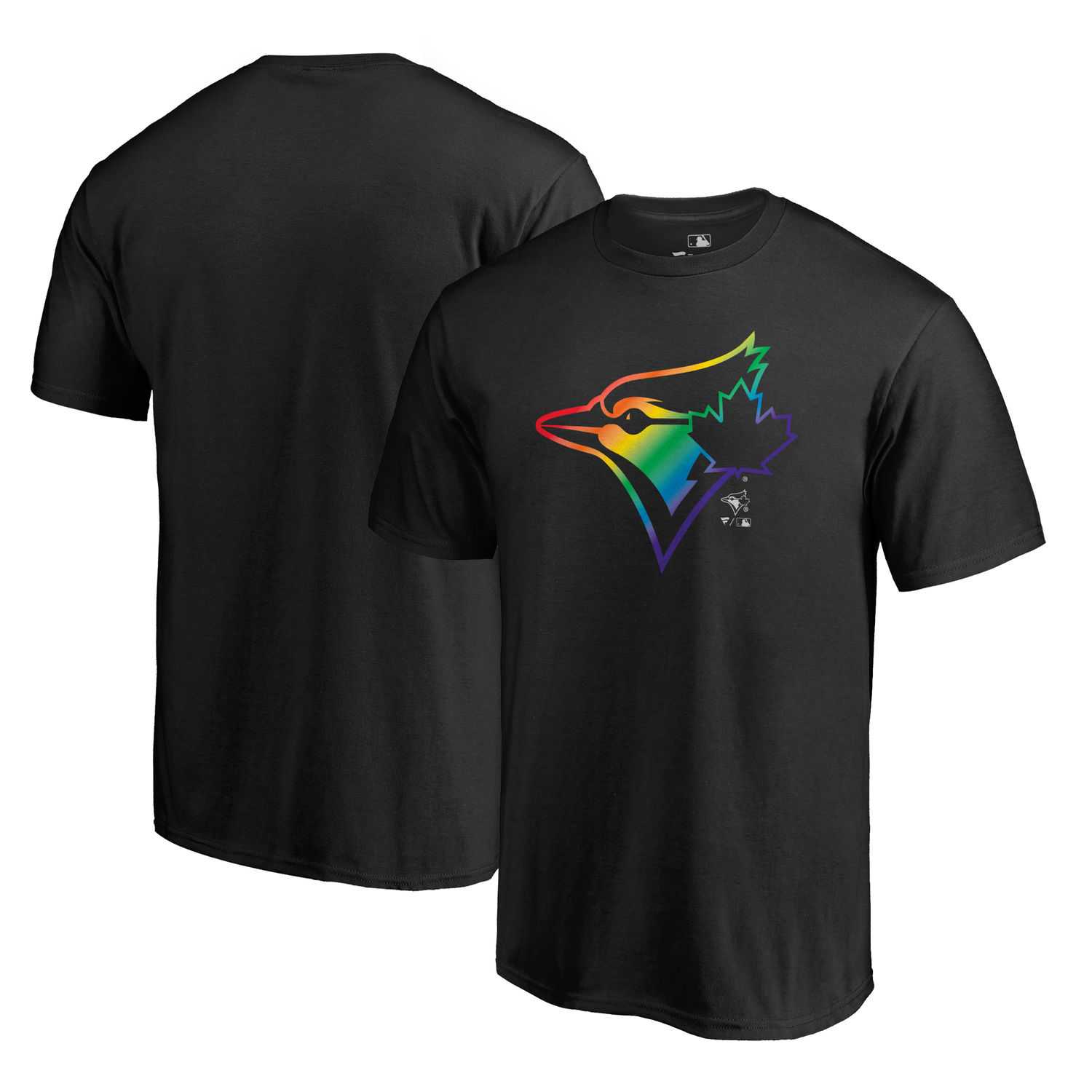 Toronto Blue Jays Fanatics Branded Black Big & Tall Pride T Shirt,We sell and wholesale Toronto Blue Jays Fanatics Branded Black Big & Tall Pride T Shirt on line form chian!