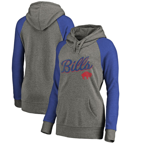 Women Buffalo Bills NFL Pro Line by Fanatics Branded Timeless Collection Rising Script Plus Size Tri-Blend Hoodie - Ash,We sell and wholesale Women Buffalo Bills NFL Pro Line by Fanatics Branded Timeless Collection Rising Script Plus Size Tri-Blend Hoodie - Ash on line form chian!