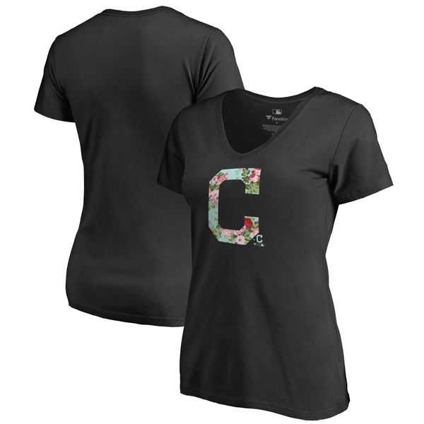Women Cleveland Indians Fanatics Branded Lovely V Neck T-Shirt Black Fyun,We sell and wholesale Women Cleveland Indians Fanatics Branded Lovely V Neck T-Shirt Black Fyun on line form chian!