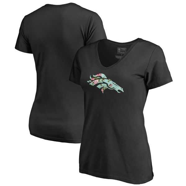 Women Denver Broncos NFL Pro Line by Fanatics Branded Lovely Plus Size V Neck T-Shirt Black,We sell and wholesale Women Denver Broncos NFL Pro Line by Fanatics Branded Lovely Plus Size V Neck T-Shirt Black on line form chian!