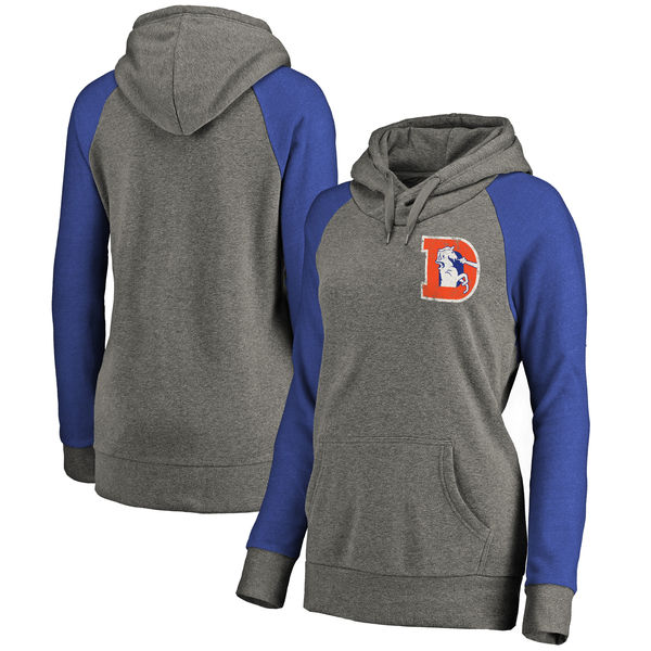 Women Denver Broncos NFL Pro Line by Fanatics Branded Plus Sizes Vintage Lounge Pullover Hoodie - Heathered Gray,We sell and wholesale Women Denver Broncos NFL Pro Line by Fanatics Branded Plus Sizes Vintage Lounge Pullover Hoodie - Heathered Gray on line form chian!