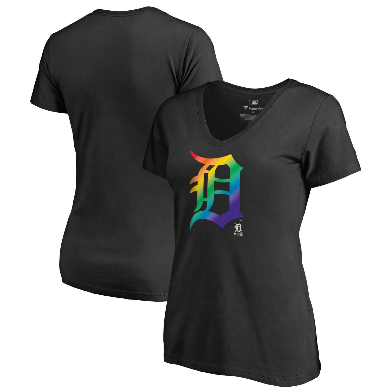 Women Detroit Tigers Fanatics Branded Black Big & Tall Pride T Shirt Fyun,We sell and wholesale Women Detroit Tigers Fanatics Branded Black Big & Tall Pride T Shirt Fyun on line form chian!