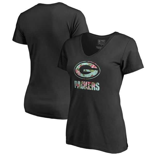 Women Green Bay Packers NFL Pro Line by Fanatics Branded Lovely Plus Size V Neck T-Shirt Black,We sell and wholesale Women Green Bay Packers NFL Pro Line by Fanatics Branded Lovely Plus Size V Neck T-Shirt Black on line form chian!