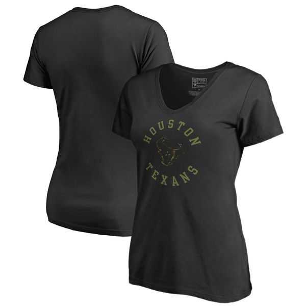 Women Houston Texans NFL Pro Line by Fanatics Branded Camo Collection Liberty Plus Size V Neck T-Shirt Black,We sell and wholesale Women Houston Texans NFL Pro Line by Fanatics Branded Camo Collection Liberty Plus Size V Neck T-Shirt Black on line form chian!